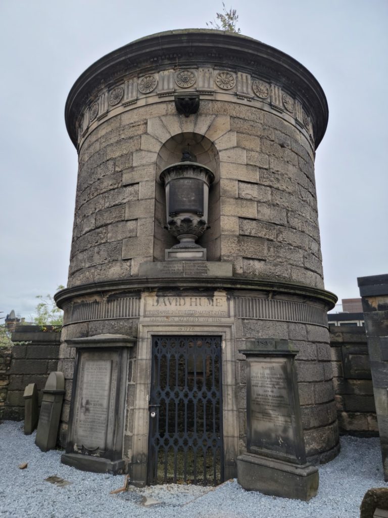 David Hume's tomb in Edinburgh