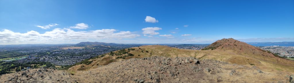Panoramic view from Holyrood Park