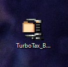 A shitty, pixelated icon for the installer for TurboTax Business 2022